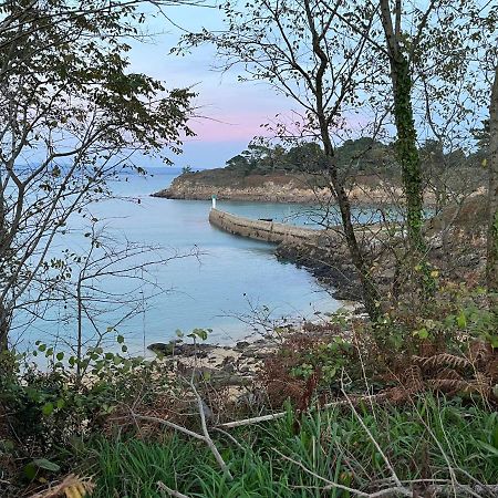 Tres Bel Appartement Vue Mer Avec Piscine Douarnenez Exterior foto