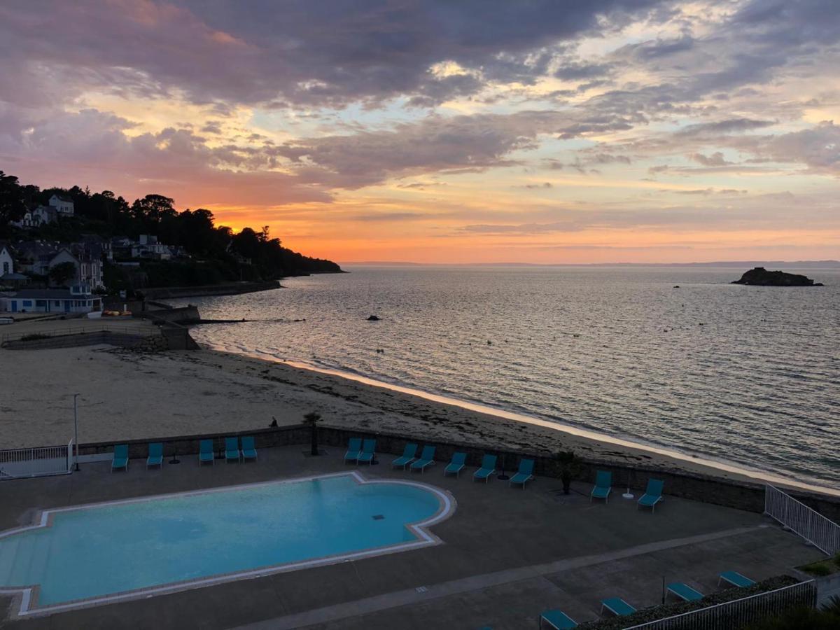 Tres Bel Appartement Vue Mer Avec Piscine Douarnenez Exterior foto