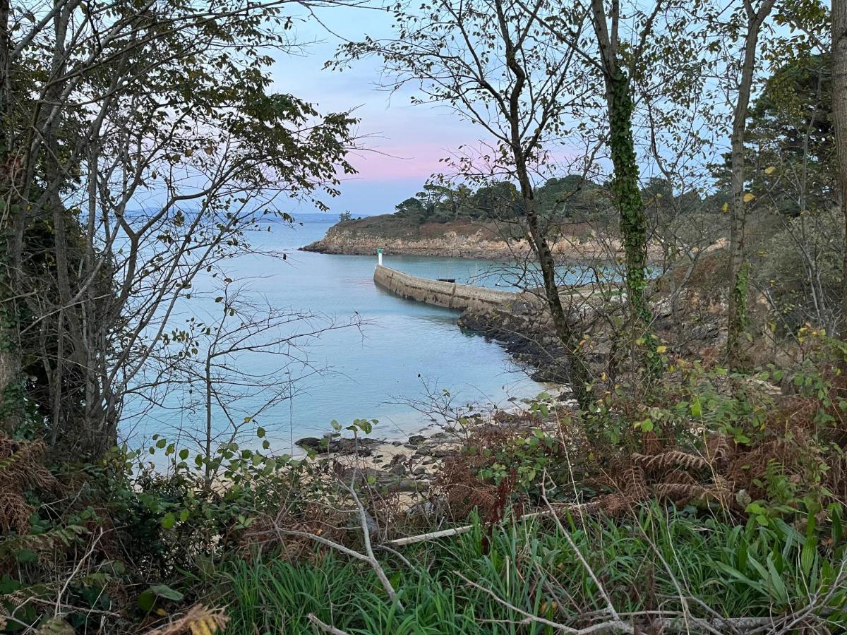 Tres Bel Appartement Vue Mer Avec Piscine Douarnenez Exterior foto